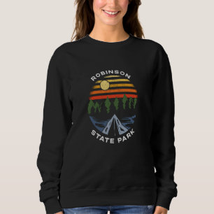 Robinson Staat Park Massachusetts Camping Souvenir Sweatshirt