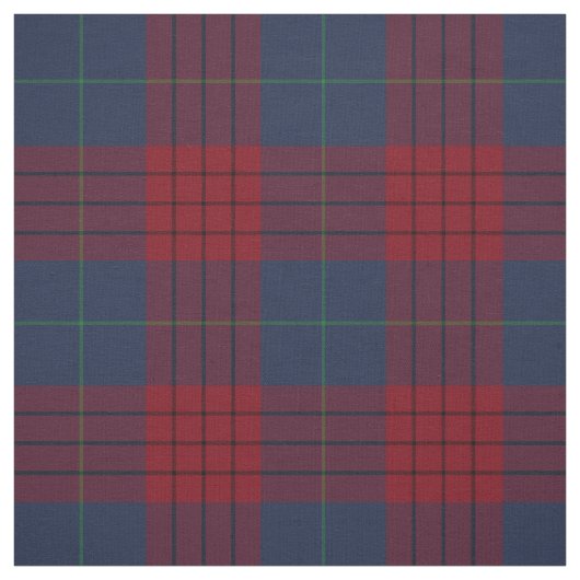 Robinson Tartan Navy Blue und Red Irish Kariert Stoff (Muster)