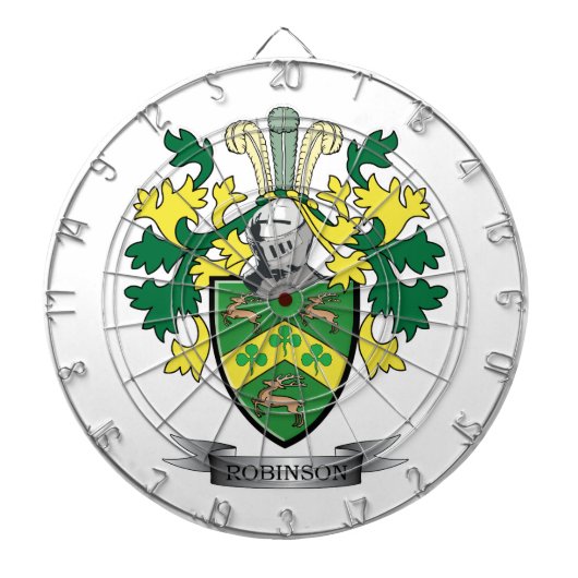 Robinson-Wappen Dartscheibe (vorne)
