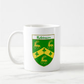 Robinson-Wappen/Familienwappen Kaffeetasse (Links)