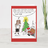 Robinson Weihnachtskarte Feiertagskarte (Vorderseite)