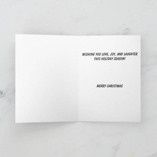 Robinson Weihnachtskarte Feiertagskarte (Innenseite)