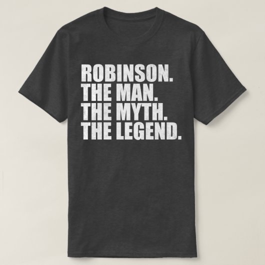 RobinsonRobinson Name Robinson Vorname T-Shirt (Design vorne)