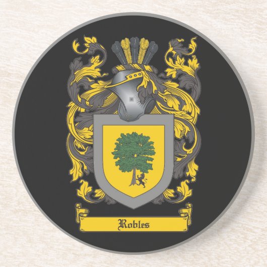 Robles Wappen Getränkeuntersetzer (Vorne)
