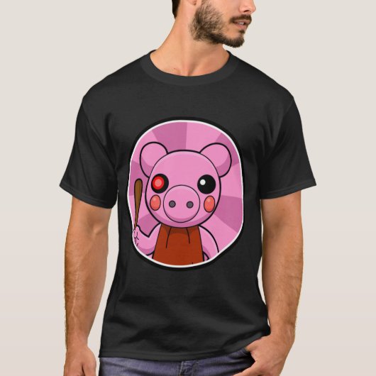 Roblo Piggy Freund Junge T-Shirt (Vorderseite)