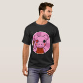 Roblo Piggy Freund Junge T-Shirt (Vorne ganz)
