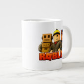 Roblox Characters Cool Gamer Jumbo-Tasse (Vorderseite Rechts)