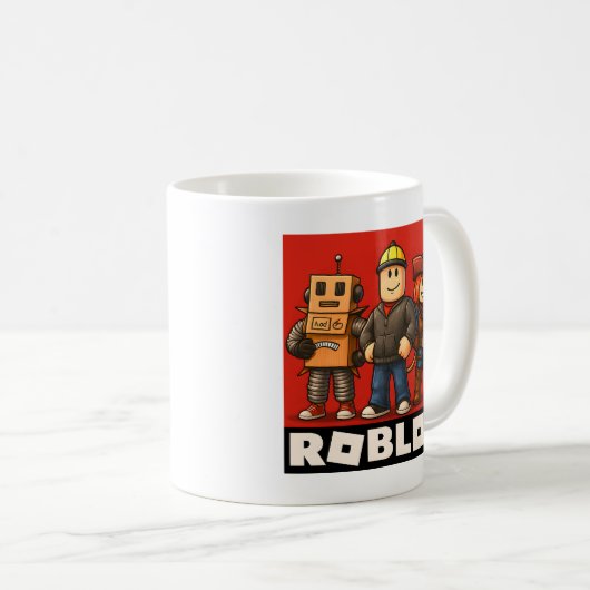 Roblox Gamer Kaffeetasse (VorderseiteRechts)