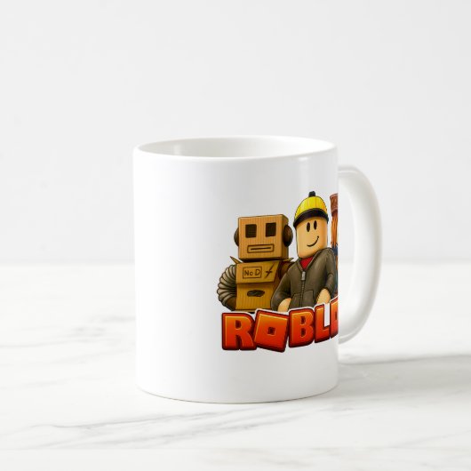 Roblox Gamer Kaffeetasse (VorderseiteRechts)