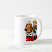Roblox Squad Funny Gamer Kaffeetasse (VorderseiteRechts)