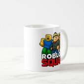 Roblox Squad Funny Gamer Kaffeetasse (VorderseiteRechts)