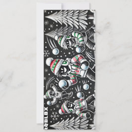 Robloxo's Coole Weihnachtskarte für Jungen Feiertagskarte