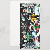 Robloxo's Coole Weihnachtskarte für Jungen Feiertagskarte (Vorne/Hinten)