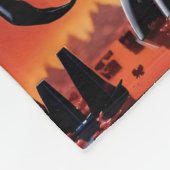 Robo-Block-Monster-Blanket Fleecedecke (Ecke)