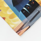 Robo-Block Pup Fleece Blanket (Ecke)