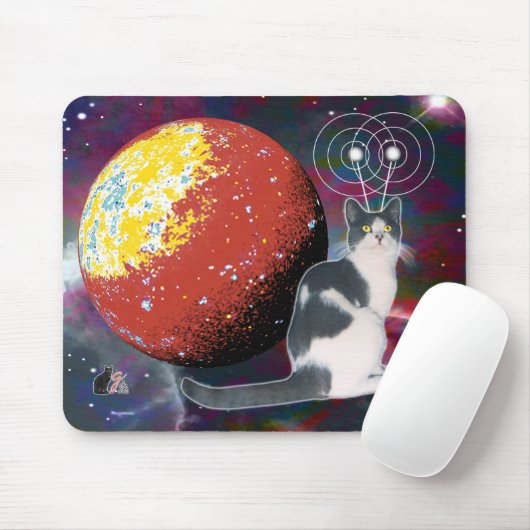 Robo-Cat Hobo Mouse Pad Mousepad (Mit Mouse)