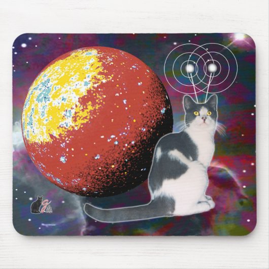 Robo-Cat Hobo Mouse Pad Mousepad (Vorne)