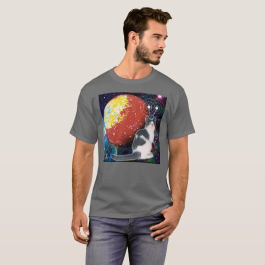 Robo-Cat Hobo T - Shirt (Vorne ganz)