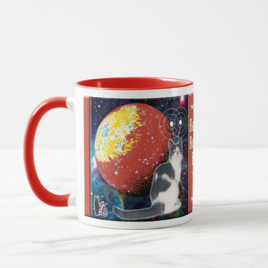 Robo-Cat Hobo Tasse (Links)