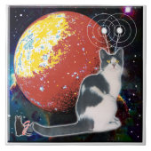 Robo-Cat Hobo Tile Fliese (Vorderseite)