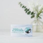 Robo Dog | Ai-Technologie Visitenkarte (Stehend Vorderseite)