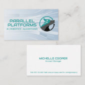 Robo Dog | Ai-Technologie Visitenkarte (Vorne/Hinten)