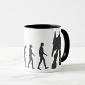 Robo-Evolution Tasse (VorderseiteRechts)