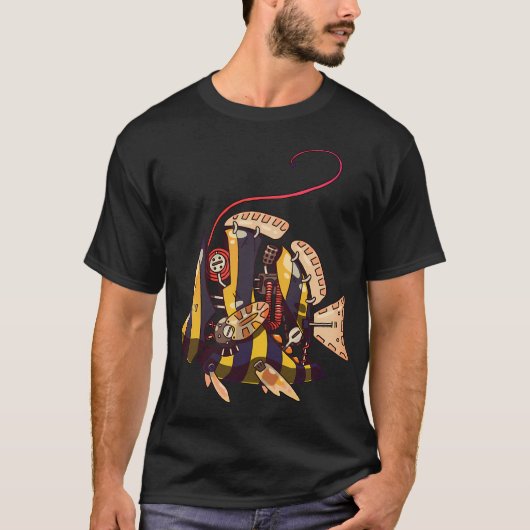Robo Fisch T-Shirt (Vorderseite)