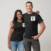 Robo-Groove: The Dancing Droid Sticker T-Shirt (Unisex)