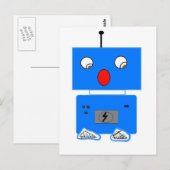 ROBO IN SHOCK POSTKARTE (Vorne/Hinten)