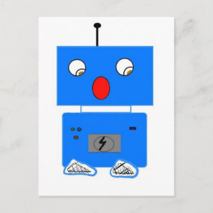 ROBO IN SHOCK POSTKARTE