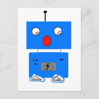 ROBO IN SHOCK POSTKARTE