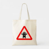 Robo Medic Sign Medical Care Tote Bag Tragetasche (Rückseite)
