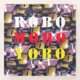 ROBO MOBO YOBO GLASUNTERSETZER