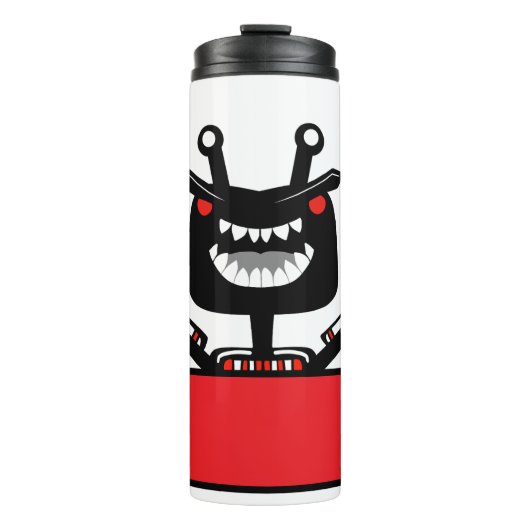 Robo Monster T - Shirt Thermosbecher (Vorderseite)
