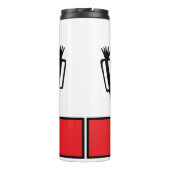 Robo Monster T - Shirt Thermosbecher (Rückseite)