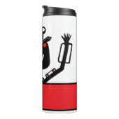 Robo Monster T - Shirt Thermosbecher (Nach rechts gedreht)