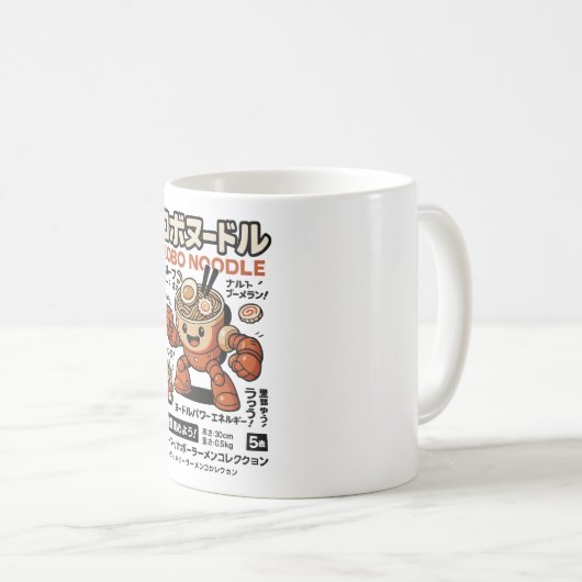 Robo Noddle Kaffeetasse (VorderseiteRechts)