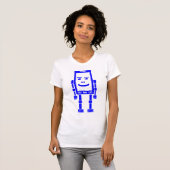Robo Phone - Blau T-Shirt (Vorne ganz)