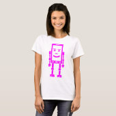 Robo Phone - Magenta T-Shirt (Vorne ganz)