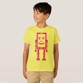 Robo Phone - Magenta T-Shirt (Vorne ganz)