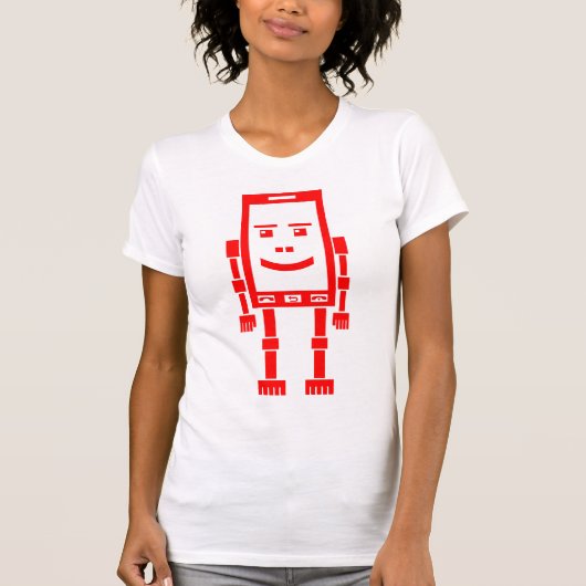 Robo Phone - Red T-Shirt (Vorderseite)