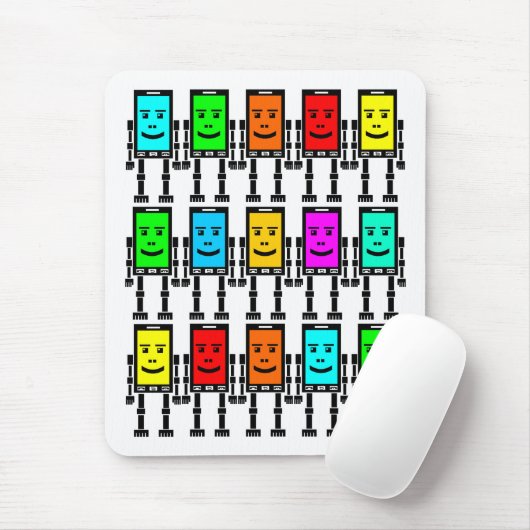 Robo Phones Mousepad (Mit Mouse)