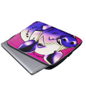 ROBO PIG iPad Abdeckung. Bearbeitbarer Text. Lapto Laptopschutzhülle (Vorne Knopf)