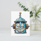 Robo Postkarte (Stehend Vorderseite)