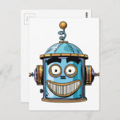 Robo Postkarte (Vorne/Hinten)