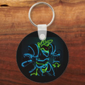 Robo-Raver Schlüsselanhänger (Vorderseite)