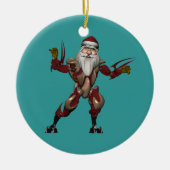 Robo Santa Keramikornament (Vorne)