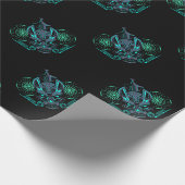 Robo Skull Geschenkpapier (Ecke)