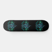 Robo Skull Skateboard (Horizontal)